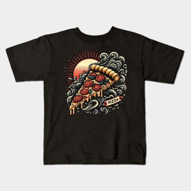 PIZZA Kids T-Shirt by T-Shirt Paradise